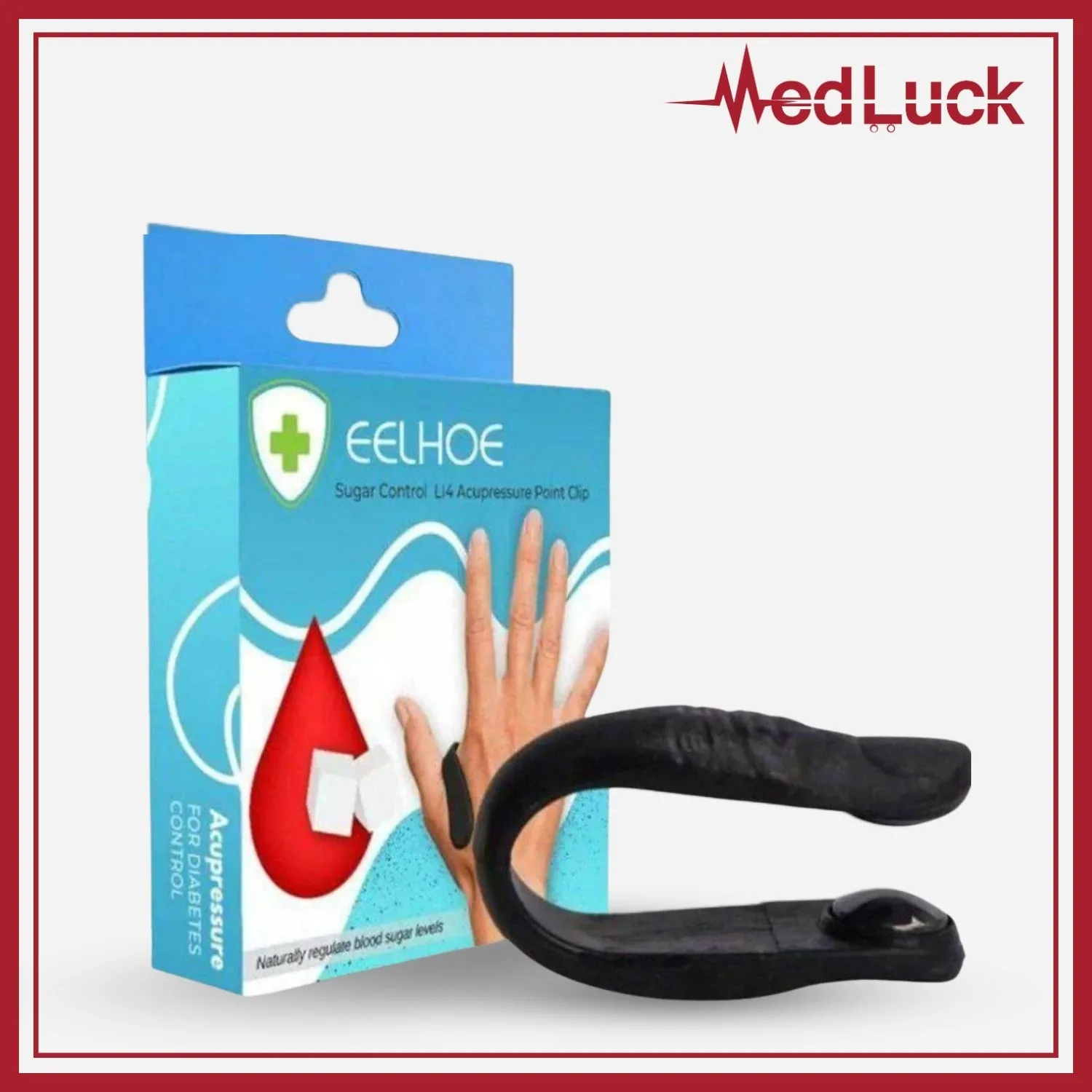 Sugar Control LI4 Acupressure Point Clip