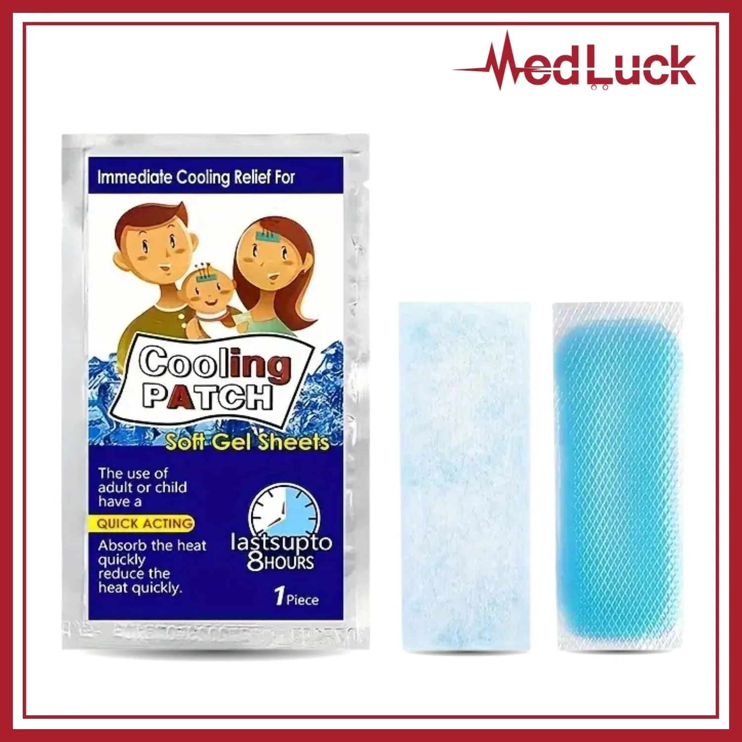 Medluck's Baby Fever Down Cooling Patch, Pack of 3